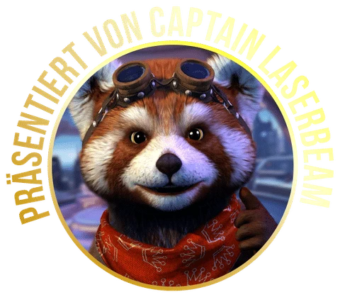Captain Laserbeam, das Maskottchen der Lasertag Arena Siegen