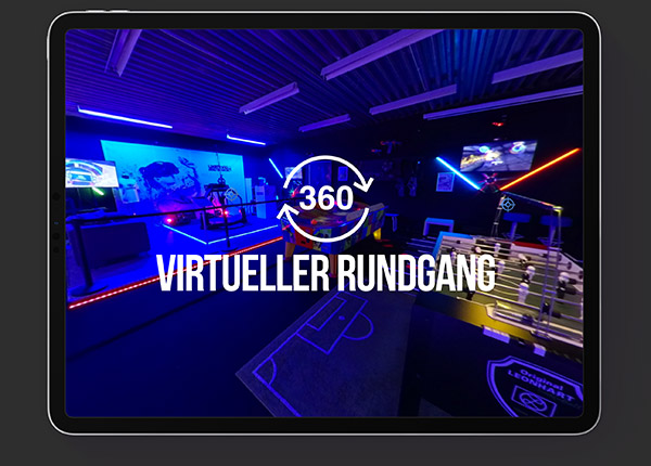Virtueller Rundgang durch die Lasertag Arena Siegen