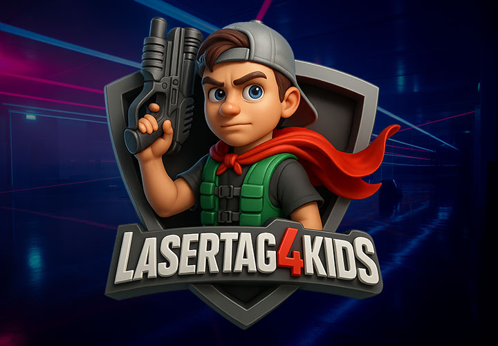 Lasertag4Kids Arena Paket für bis zu 5 Kinder