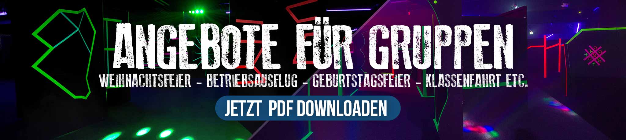 Gruppenangebote in der Lasertag Arena Siegen