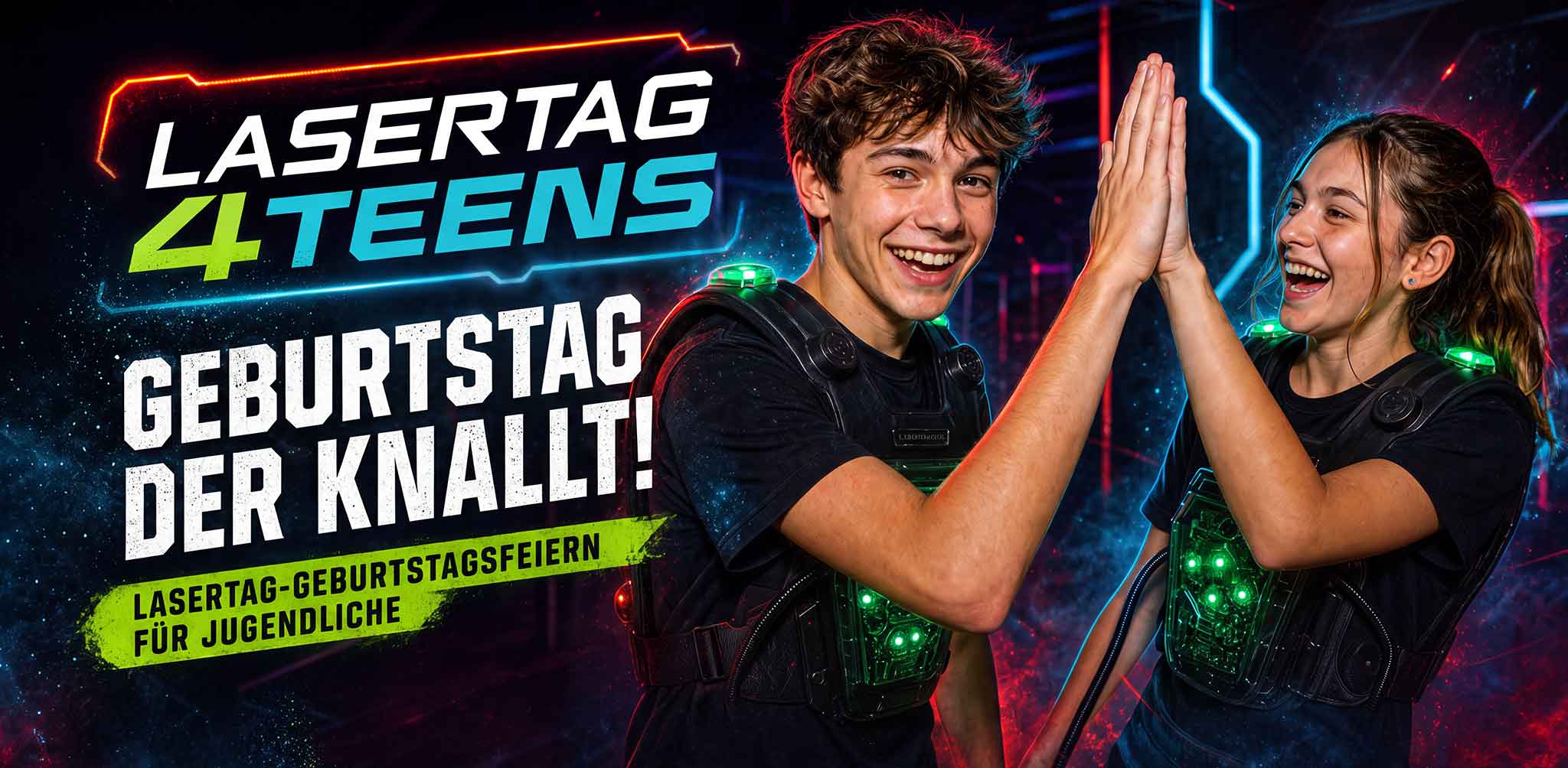 Lasertag4Teens - Geburtstag für Jugendliche in der Lasertag Arena Siegen